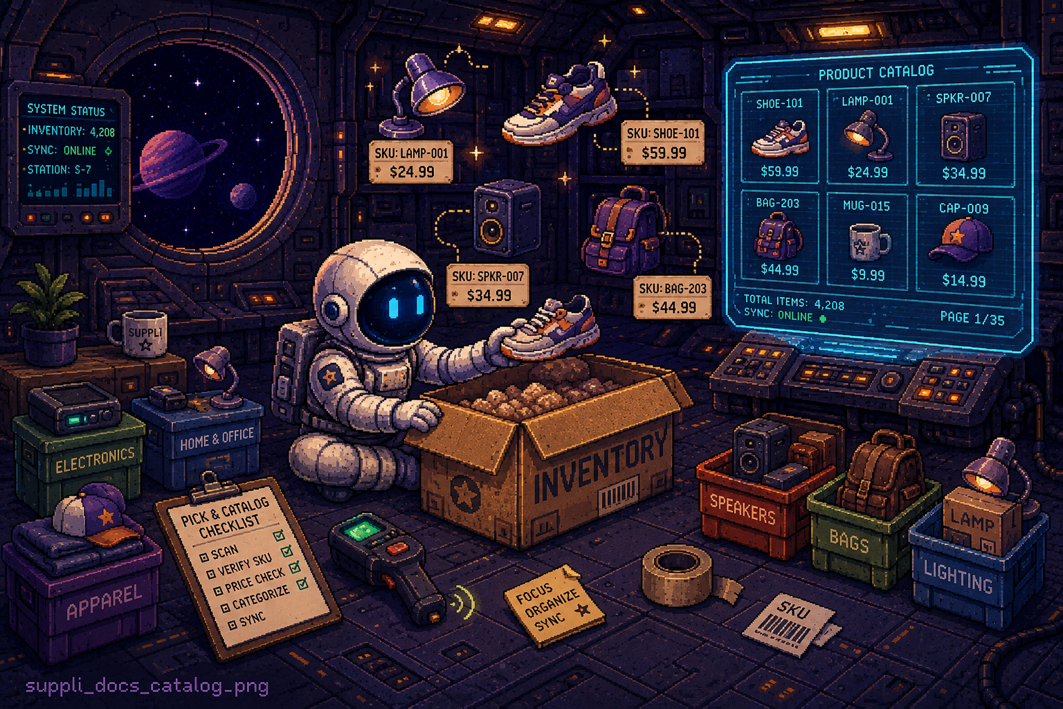 Suppli Catalog illustration
