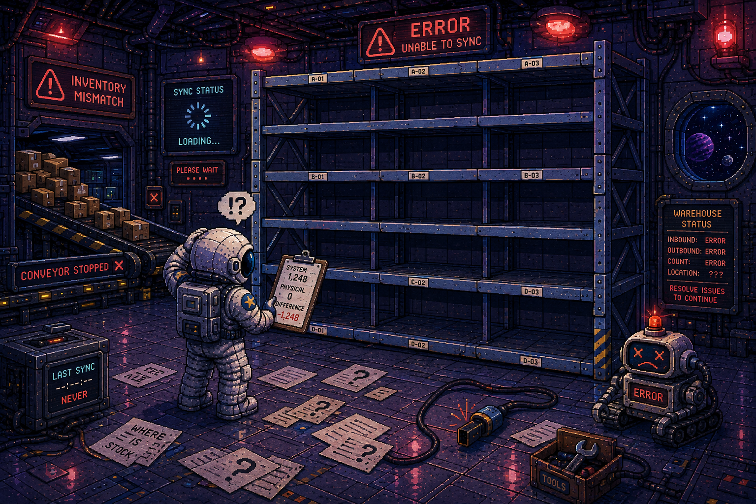 Inventory not updating illustration