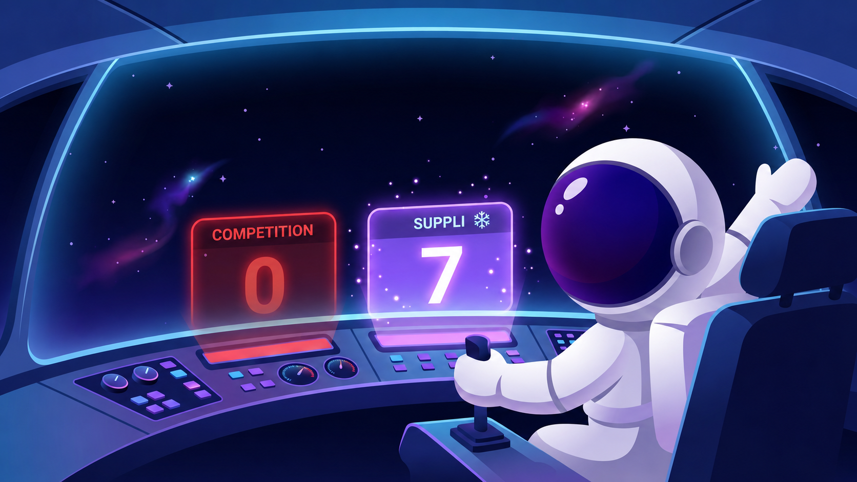 Suppli vs Competition — the scoreboard doesn't lie. Competition: 0, Suppli: 7